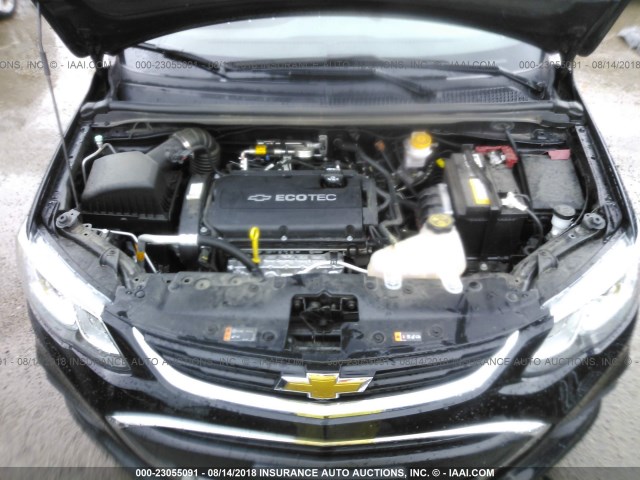 1G1JB5SH3J4120134 - 2018 CHEVROLET SONIC LS 黑色 照片 10