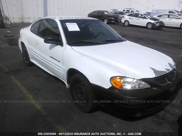 1G2NF12T5YM785464 - 2000 PONTIAC GRAND AM SE1 WHITE photo 1