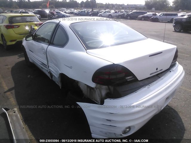 1G2NF12T5YM785464 - 2000 PONTIAC GRAND AM SE1 WHITE photo 3