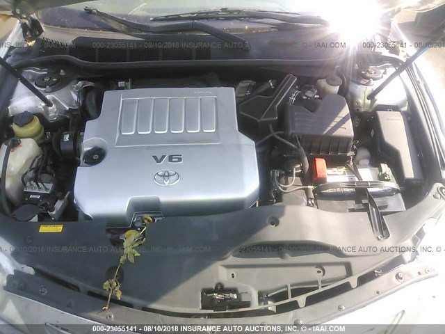 4T1BK46K47U047114 - 2007 TOYOTA CAMRY NEW GENERAT LE/XLE/SE SILVER photo 10