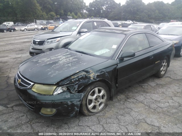 2T1CF22P9YC330822 - 2000 TOYOTA CAMRY SOLARA SE/SLE Yaşıl foto 2