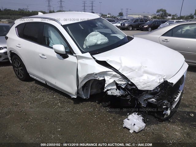 JM3KFBCM3J0306717 - 2018 MAZDA CX-5 TOURING WHITE photo 1