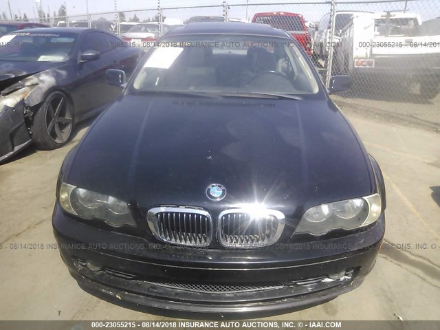 WBABN33411JW47025 - 2001 BMW 325 CI BLACK photo 6