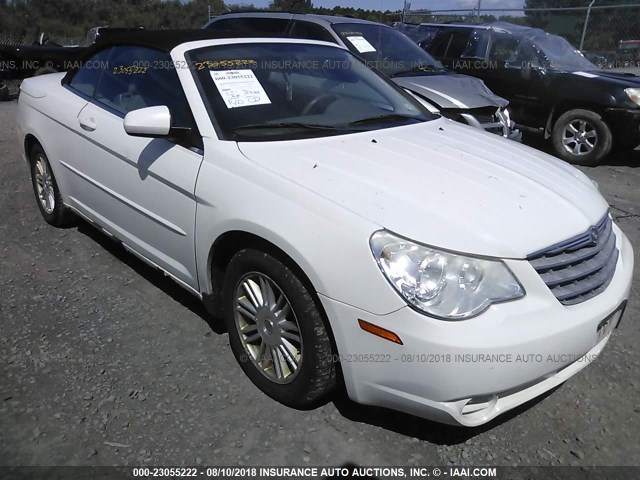 1C3LC55RX8N223495 - 2008 CHRYSLER SEBRING TOURING WHITE photo 1