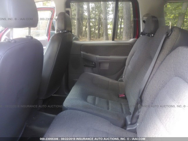 1FMZU62K05UA76147 - 2005 FORD EXPLORER XLS/XLS SPORT RED photo 8