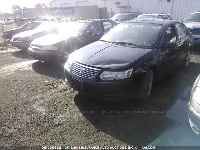 1G8AJ55F87Z200989 - 2007 SATURN ION LEVEL 2 黑色 照片 2