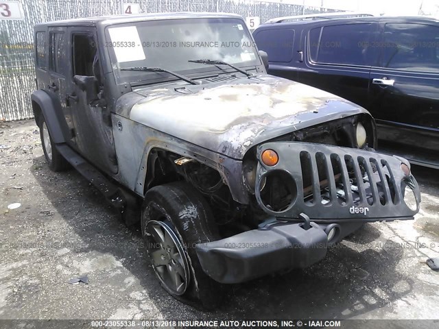 1J4BA3H17AL134213 - 2010 JEEP WRANGLER UNLIMITE SPORT GREEN photo 6