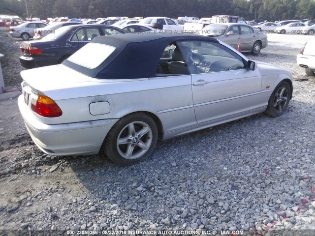 WBABS33403PG90704 - 2003 BMW 325 CI SILVER photo 4