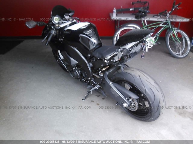 JKAZXCE198A002223 - 2008 KAWASAKI ZX1000 E BLACK photo 3