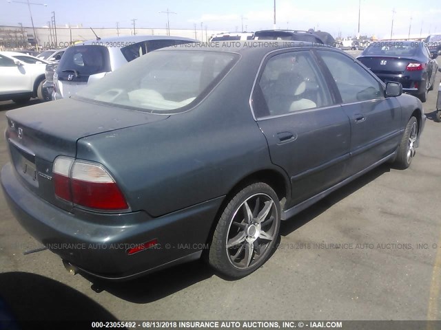 1HGCD5683VA150716 - 1997 HONDA ACCORD VALUE GREEN photo 4