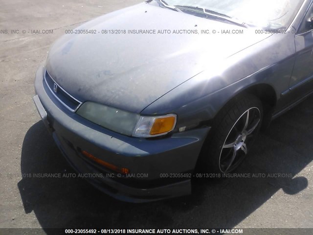 1HGCD5683VA150716 - 1997 HONDA ACCORD VALUE GREEN photo 6