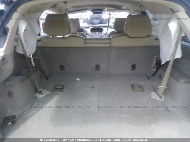 2HNYD2H6XBH529444 - 2011 ACURA MDX TECHNOLOGY WHITE photo 6