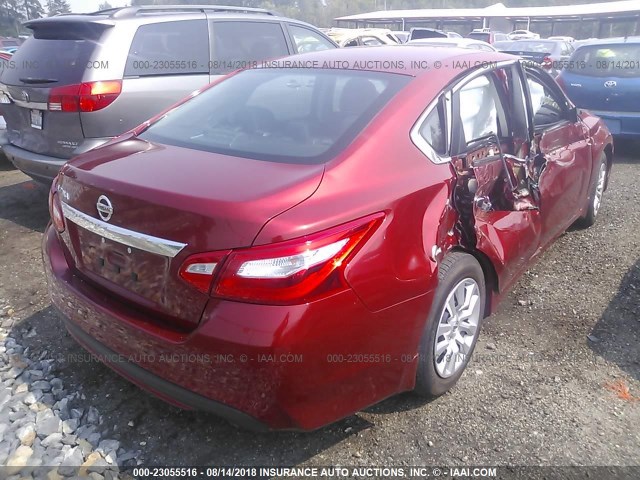 1N4AL3AP5GC164710 - 2016 NISSAN ALTIMA 2.5/S/SV/SL/SR RED photo 4