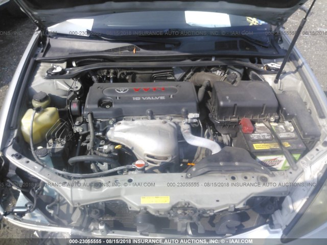 JTDBE32K653037585 - 2005 TOYOTA CAMRY LE/XLE/SE 银色 照片 10