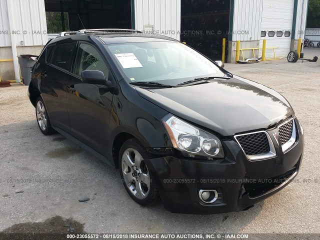 5Y2SP67009Z441357 - 2009 PONTIAC VIBE BLACK photo 1