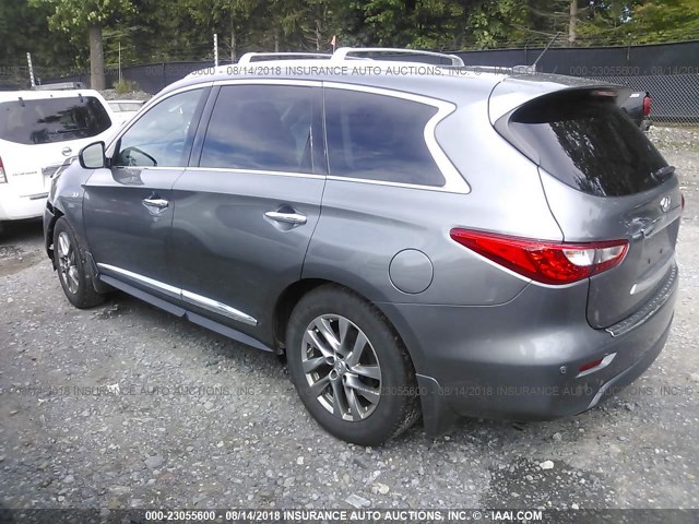 5N1AL0MM3FC528479 - 2015 INFINITI QX60 GRAY photo 3