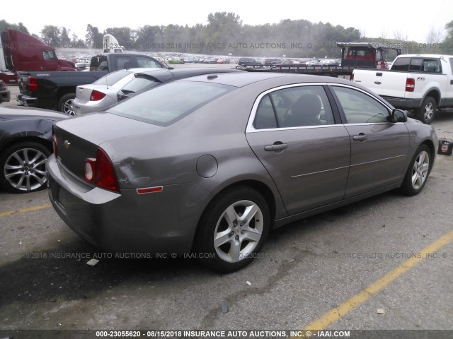 1G1ZB5E10BF263789 - 2011 CHEVROLET MALIBU LS Gümüş foto 4