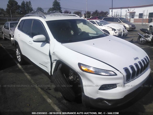 1C4PJLCB3FW753571 - 2015 JEEP CHEROKEE LATITUDE WHITE photo 1