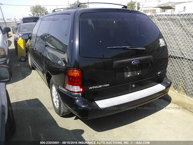 2FMZA5249XBA66861 - 1999 FORD WINDSTAR SE BLACK photo 3