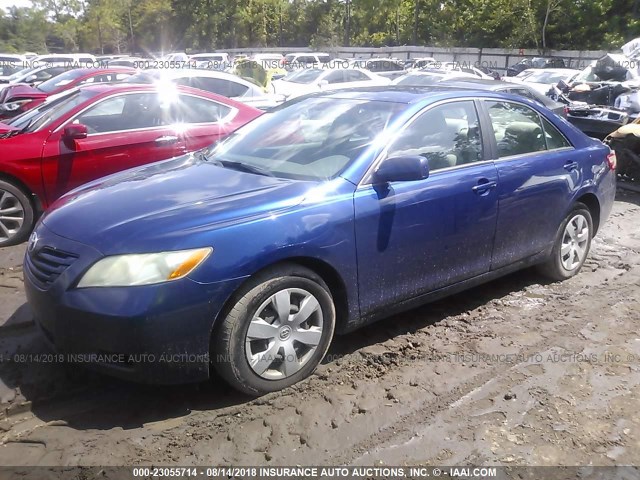 4T1BK46K09U085071 - 2009 TOYOTA CAMRY SE/LE/XLE BLUE photo 2