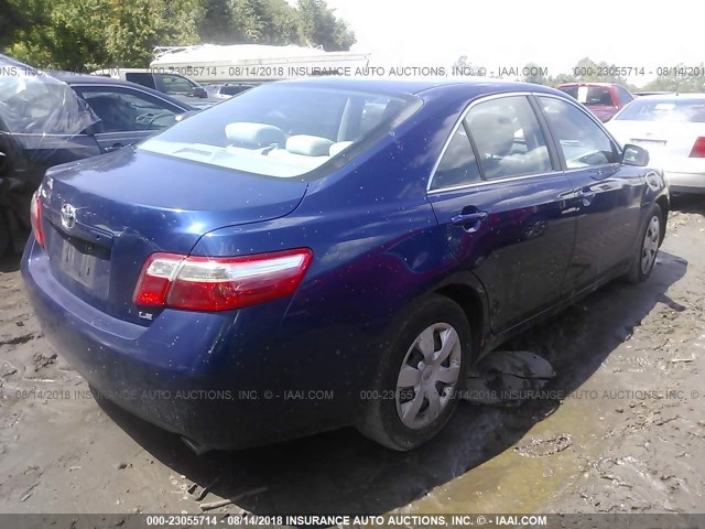 4T1BK46K09U085071 - 2009 TOYOTA CAMRY SE/LE/XLE 蓝色 照片 4