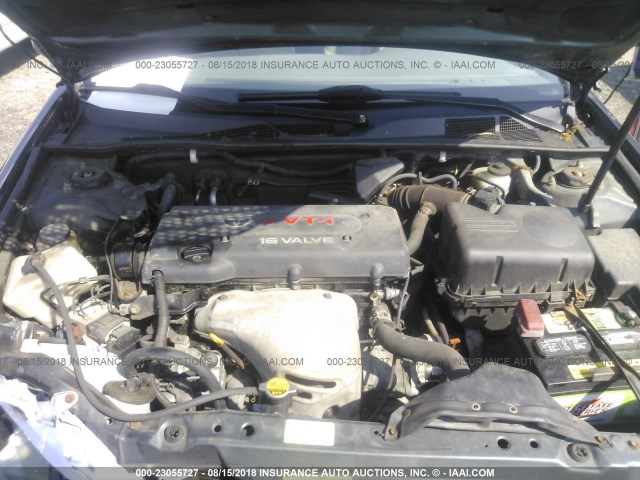 4T1BE32K12U626884 - 2002 TOYOTA CAMRY LE/XLE/SE 绿色 照片 10