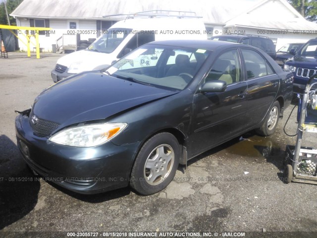 4T1BE32K12U626884 - 2002 TOYOTA CAMRY LE/XLE/SE 绿色 照片 2