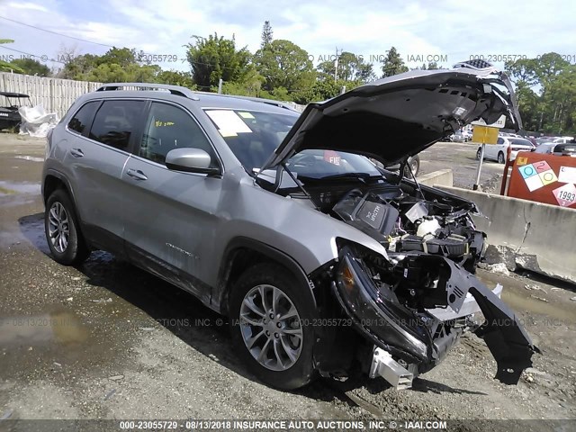 1C4PJLLB1KD178330 - 2019 JEEP CHEROKEE LATITUDE PLUS GRAY photo 1