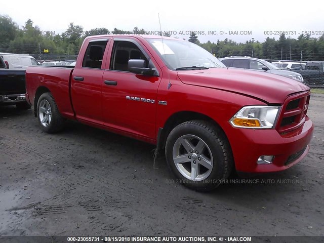 1C6RD7FT9CS302912 - 2012 DODGE RAM 1500 ST RED photo 1