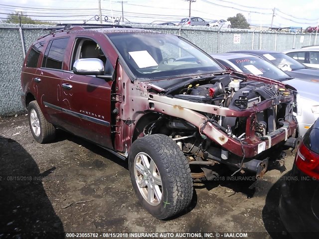 1A8HW58N67F507337 - 2007 CHRYSLER ASPEN LIMITED MAROON photo 1