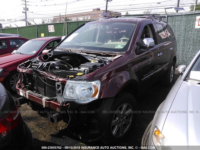 1A8HW58N67F507337 - 2007 CHRYSLER ASPEN LIMITED MAROON photo 2