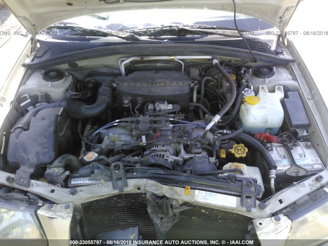 JF1SG65613H733898 - 2003 SUBARU FORESTER 2.5XS Or photo 10