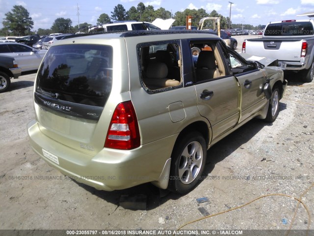 JF1SG65613H733898 - 2003 SUBARU FORESTER 2.5XS Or photo 4