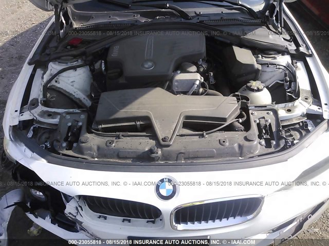 WBA8E5G52GNT93495 - 2016 BMW 320 XI WHITE photo 10