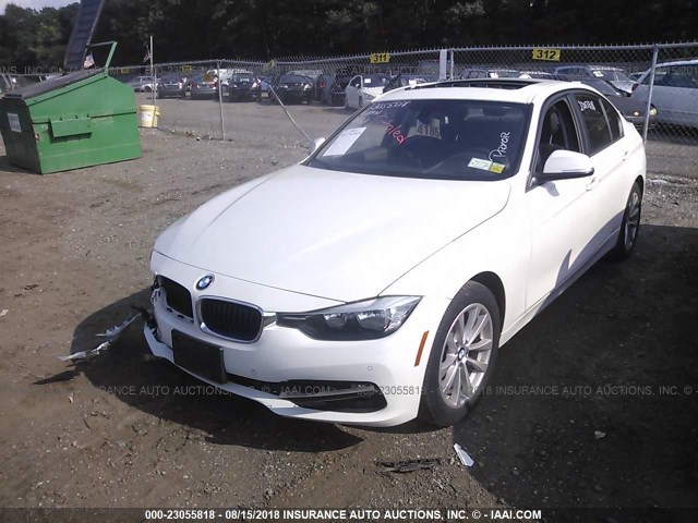 WBA8E5G52GNT93495 - 2016 BMW 320 XI WHITE photo 2