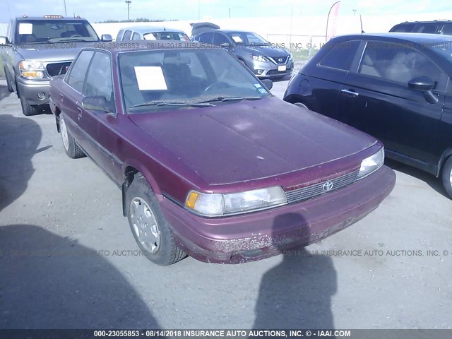 4T1SV21EXMU412761 - 1991 TOYOTA CAMRY DLX RED photo 1