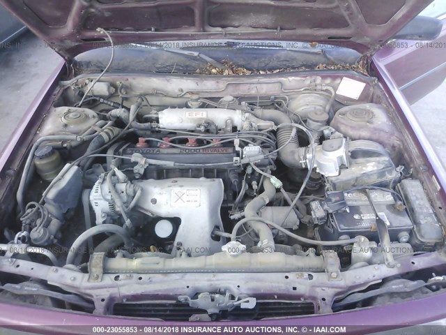 4T1SV21EXMU412761 - 1991 TOYOTA CAMRY DLX RED photo 10