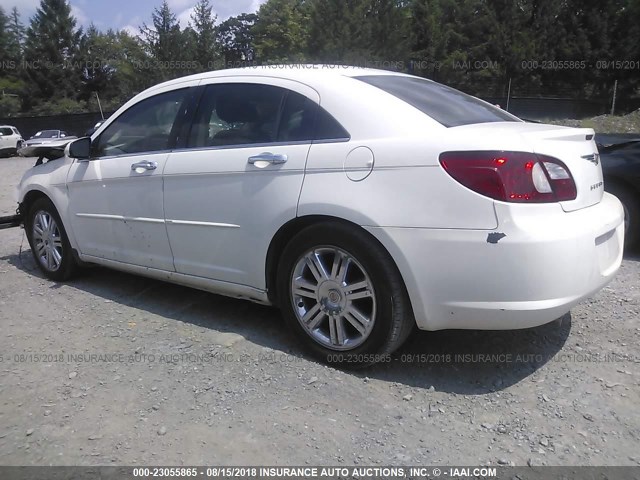 1C3LC66M67N563654 - 2007 CHRYSLER SEBRING LIMITED WHITE photo 3