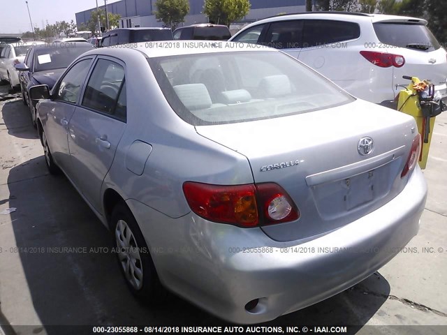 1NXBU4EE2AZ311332 - 2010 TOYOTA COROLLA S/LE/XLE GRAY photo 3