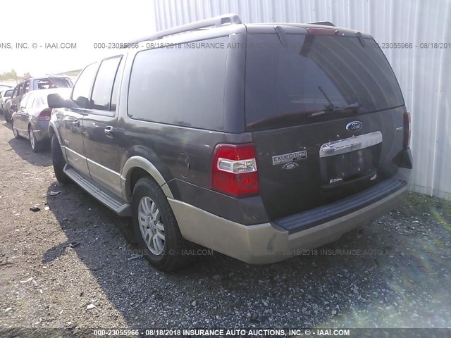 1FMFK18528LA45182 - 2008 FORD EXPEDITION EL EDDIE BAUER BROWN photo 3