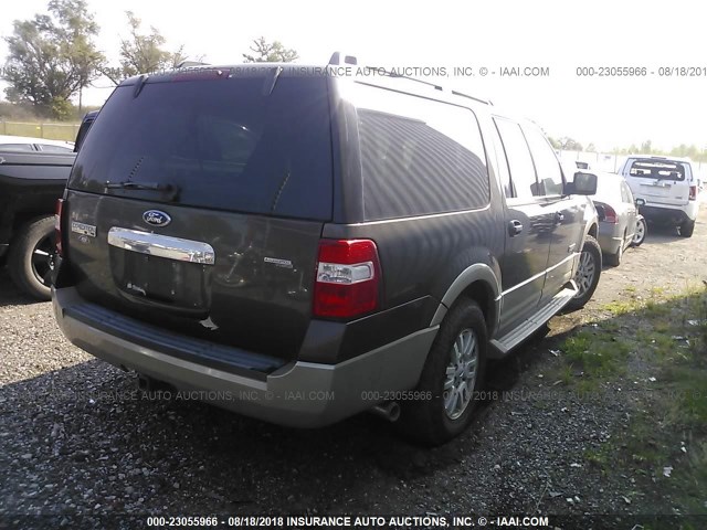 1FMFK18528LA45182 - 2008 FORD EXPEDITION EL EDDIE BAUER BROWN photo 4