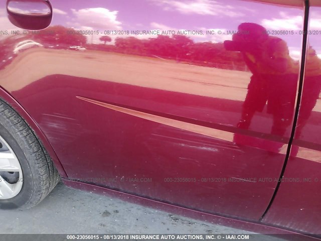 1G8AJ55F67Z120932 - 2007 SATURN ION LEVEL 2 MAROON photo 6