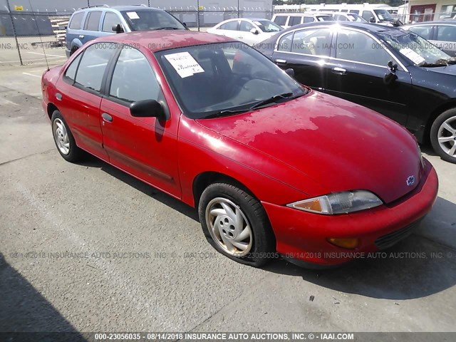 1G1JF5245V7151584 - 1997 CHEVROLET CAVALIER LS RED photo 1