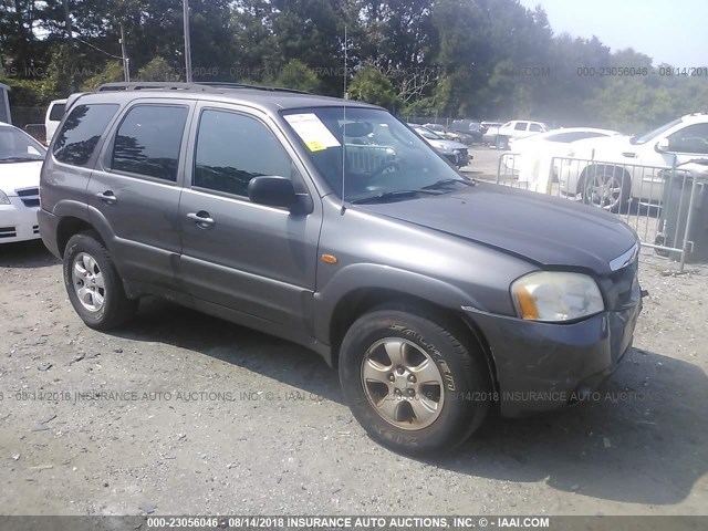 4F2CZ06154KM25873 - 2004 MAZDA TRIBUTE ES GRAY photo 1