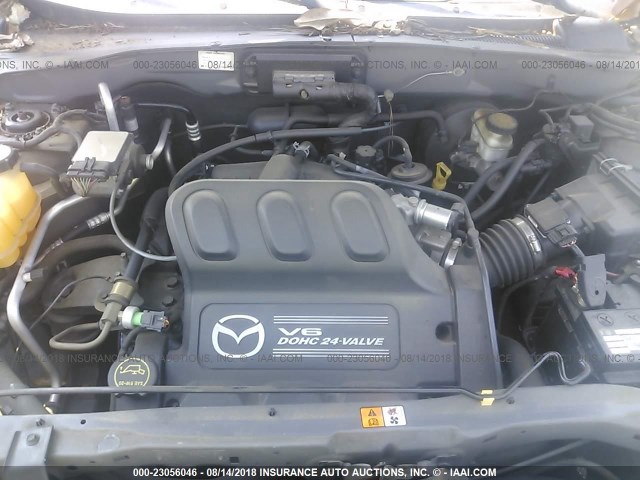 4F2CZ06154KM25873 - 2004 MAZDA TRIBUTE ES 灰色 照片 10