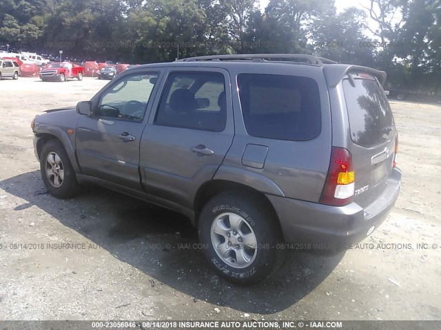 4F2CZ06154KM25873 - 2004 MAZDA TRIBUTE ES GRAY photo 3