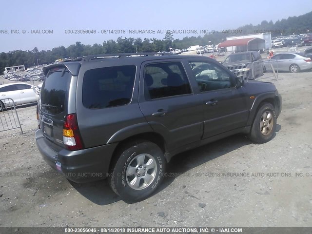 4F2CZ06154KM25873 - 2004 MAZDA TRIBUTE ES 灰色 照片 4