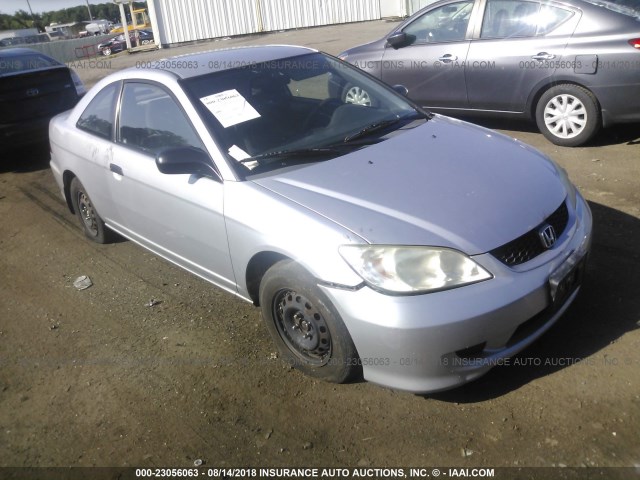 1HGEM21135L065588 - 2005 HONDA CIVIC DX VP SILVER photo 1