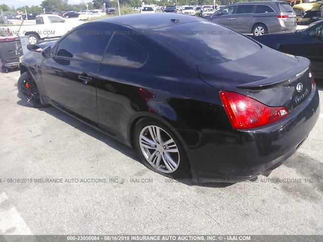 JNKCV64EX9M601279 - 2009 INFINITI G37 JOURNEY/SPORT BLACK photo 3