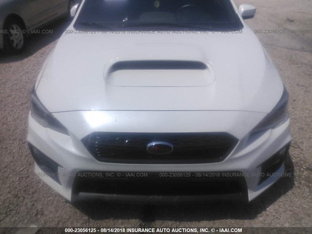 JF1VA1C64J9808010 - 2018 SUBARU WRX PREMIUM WHITE photo 6